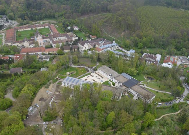 Schlosspark Mauerbach Kartause Luftansicht
